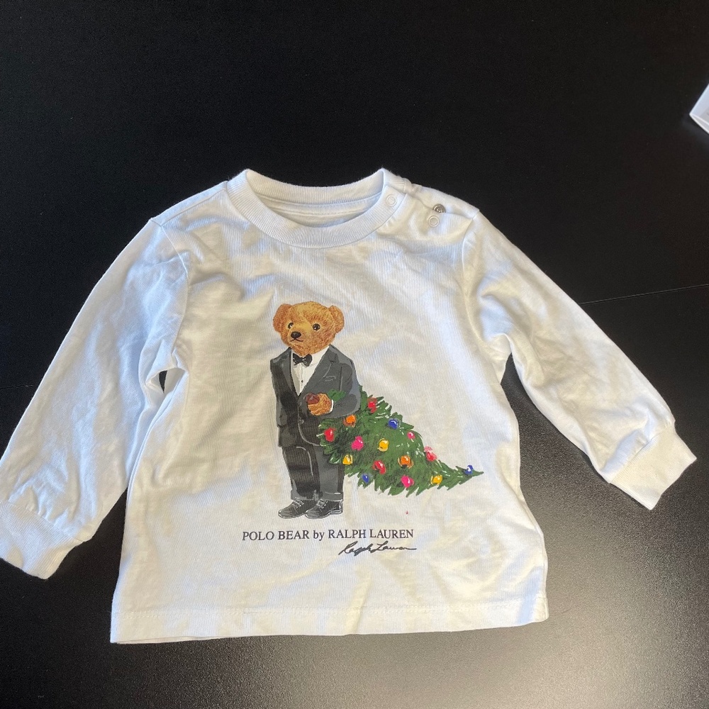 Polo bear long sleeve (Size 6 months)